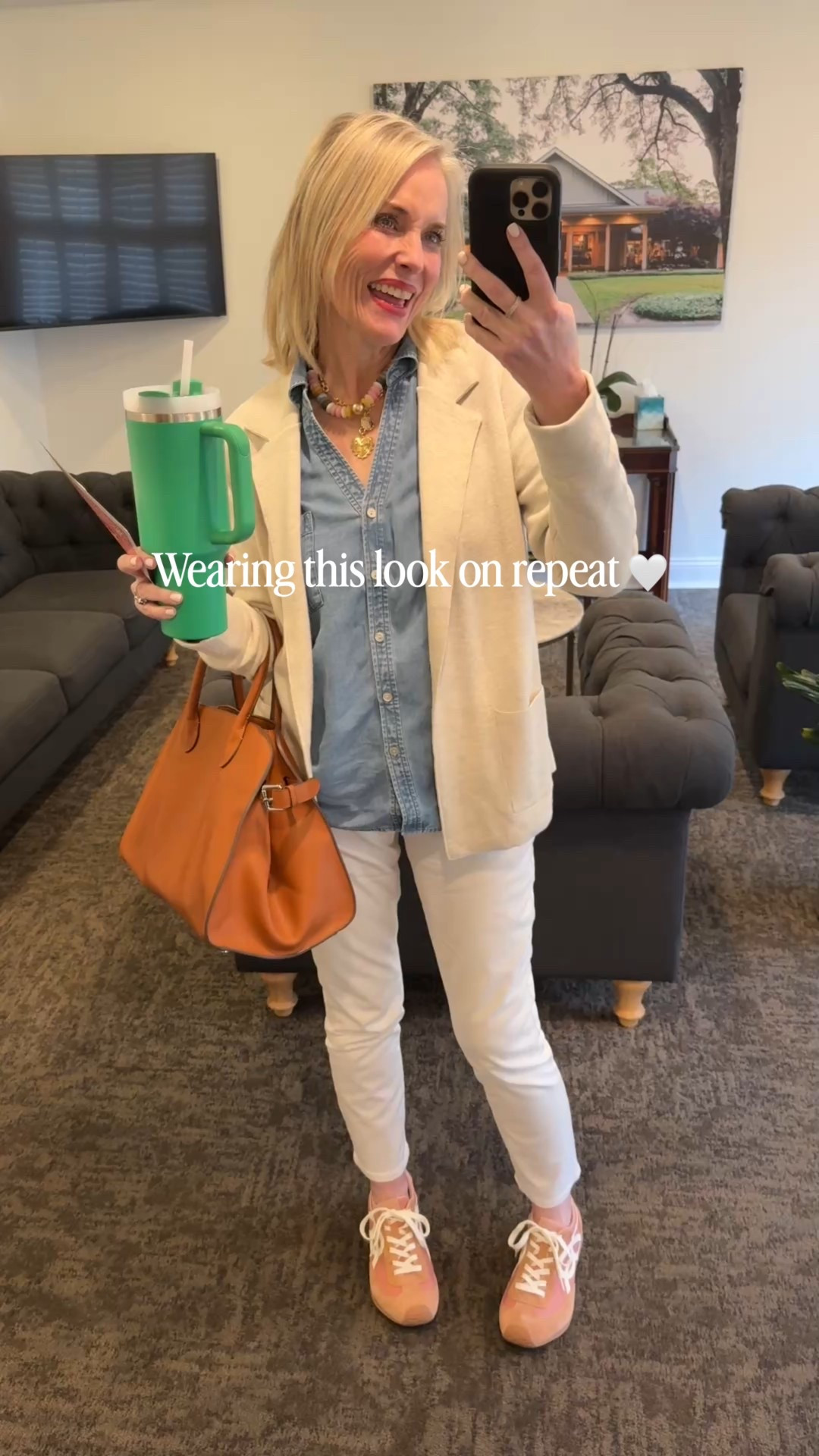 Wearing my true size M/6 in this entire look for less outfit from J.Jill. 

NECKLACES: Erin McDermott (use code LAUREN20 for 20% off)
CUP: Stanley
TOTE BAG: Amazon
SNEAKERS: Amazon

 

#LTKOver40 #LTKootd #LTKTall