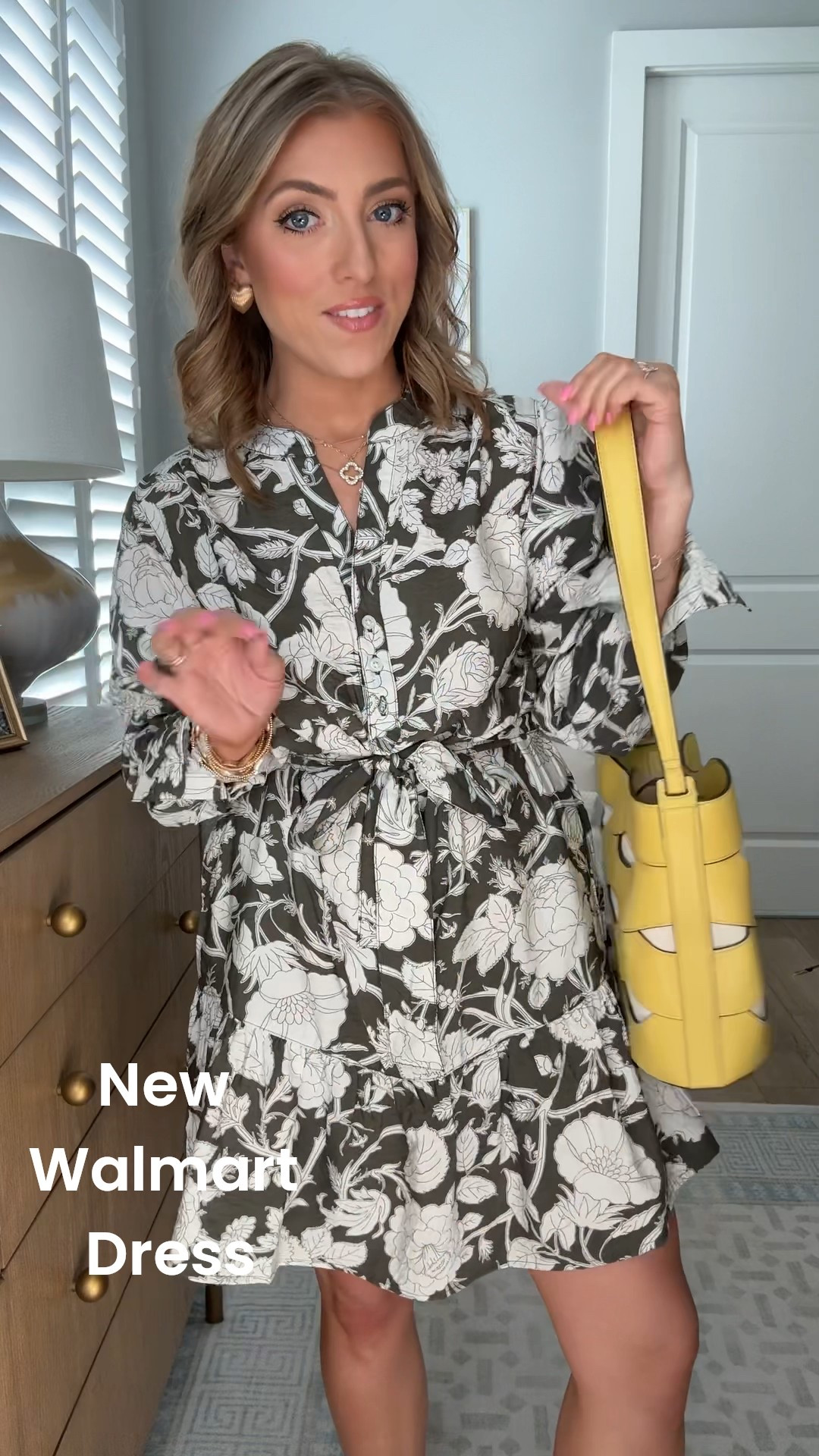 This head-to-toe Walmart floral dress is such an easy throw-on-and-go outfit. 😍 I love the flattering tie waist, lightweight fabric, and classic floral print that works for everyday wear, vacations, brunch, or summer events. Has pockets! 🥳 only $22. In 5’2 and wearing the xs. 

Paired with comfortable Walmart sandals and a pop-of-color bag for a polished but effortless look.


#WalmartFashion #WalmartDress #AffordableStyle #LTKUnder50 #EverydayDress #SpringStyle #SummerOutfit #BudgetFashion