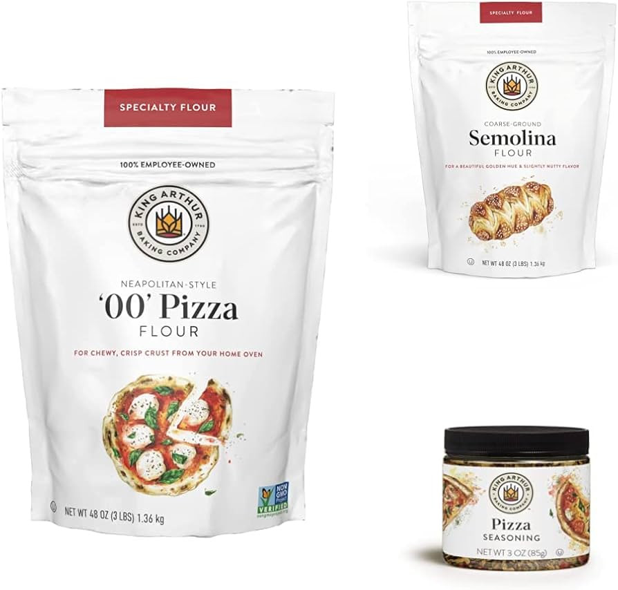 King Arthur Baking Company Ultimate Pizza Night Bundle, Contains One of Each: 00 Pizza Flour 3lb ... | Amazon (US)