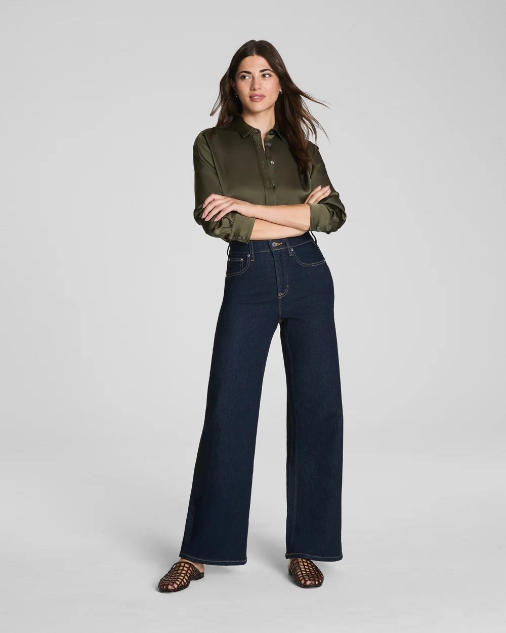 The wide leg of my dreams 😍 #denim #spanx #workwear 

#LTKmomlife #LTKGiftGuide #LTKWorkwear