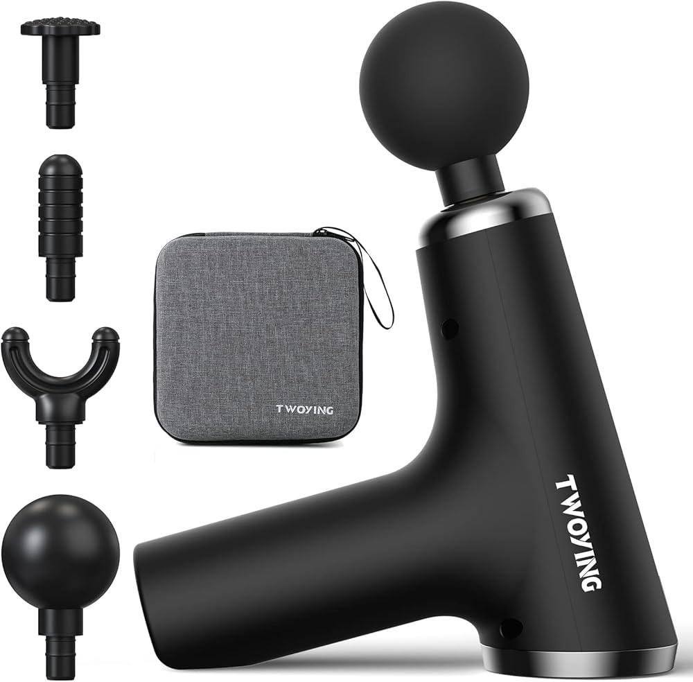 TWOYING Massage Gun Deep Tissue Percussion Muscle Massager for Athletes,Handheld Mini Message Gun... | Amazon (US)