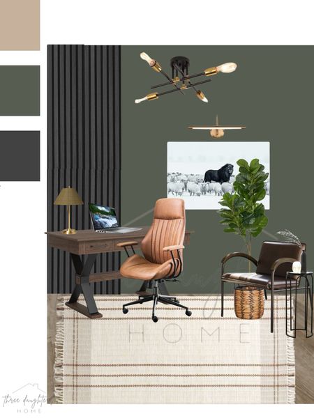 Moody office design 🌚

#LTKstyletip #LTKhome #LTKfindsunder100