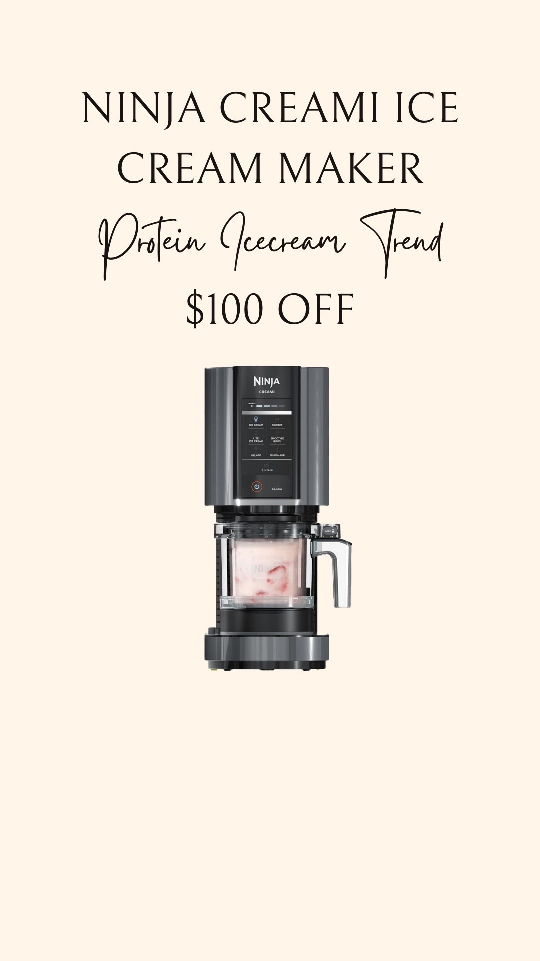 Ninja Creami’s having been trending all year for good reason. What a great gift for yourself or others in this July heat! So many amazing recipes online. No better time to buy it then when it’s $100 off! 

#LTKsummer #LTKfitness #LTKcanada