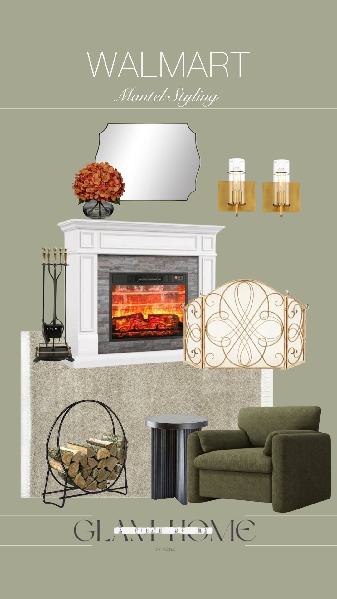 Walmart mantel styling inspo!

#LTKStyleTip #LTKHome #LTKSaleAlert