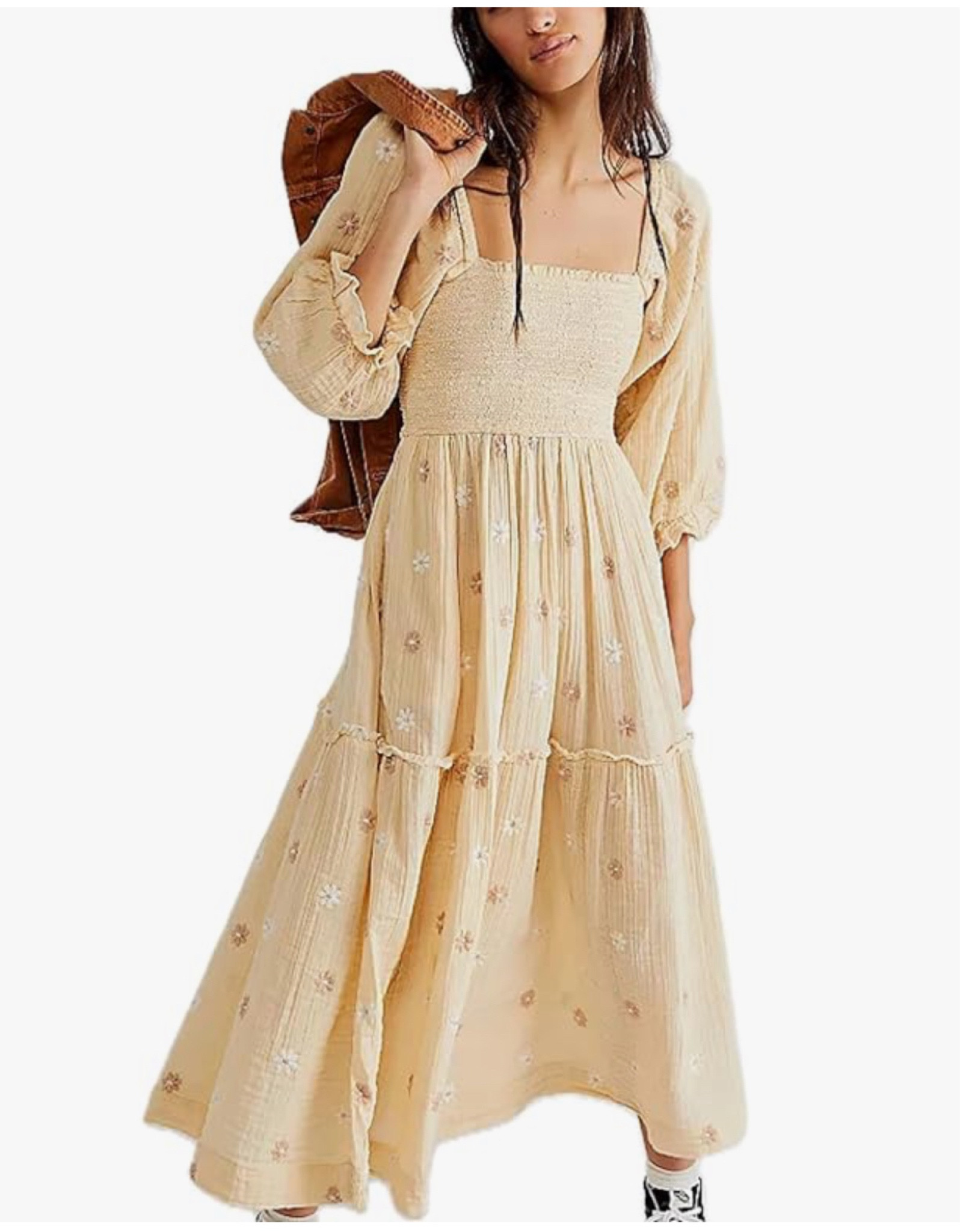 Free people dupe daisy dress 

Maternity post partum photo shoot dress 

#LTKfindsunder100 #LTKstyletip