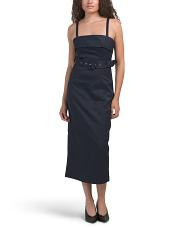 Raina Belted Midi Dress | TJ Maxx