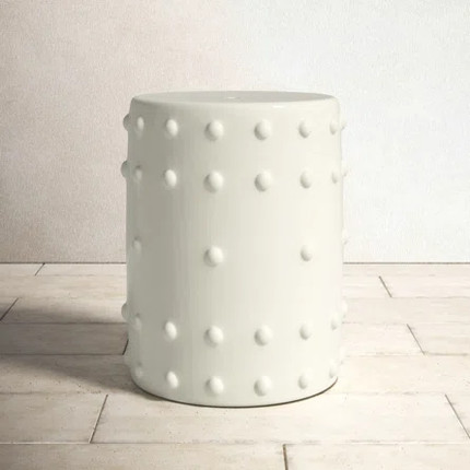 Anndale Ceramic Outdoor Side Table