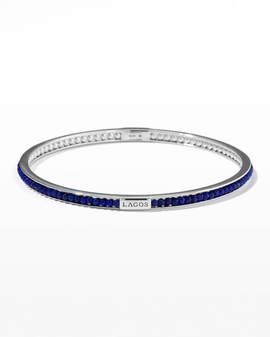LAGOS Caviar Icon Beaded Stone Bangle Bracelet | Neiman Marcus