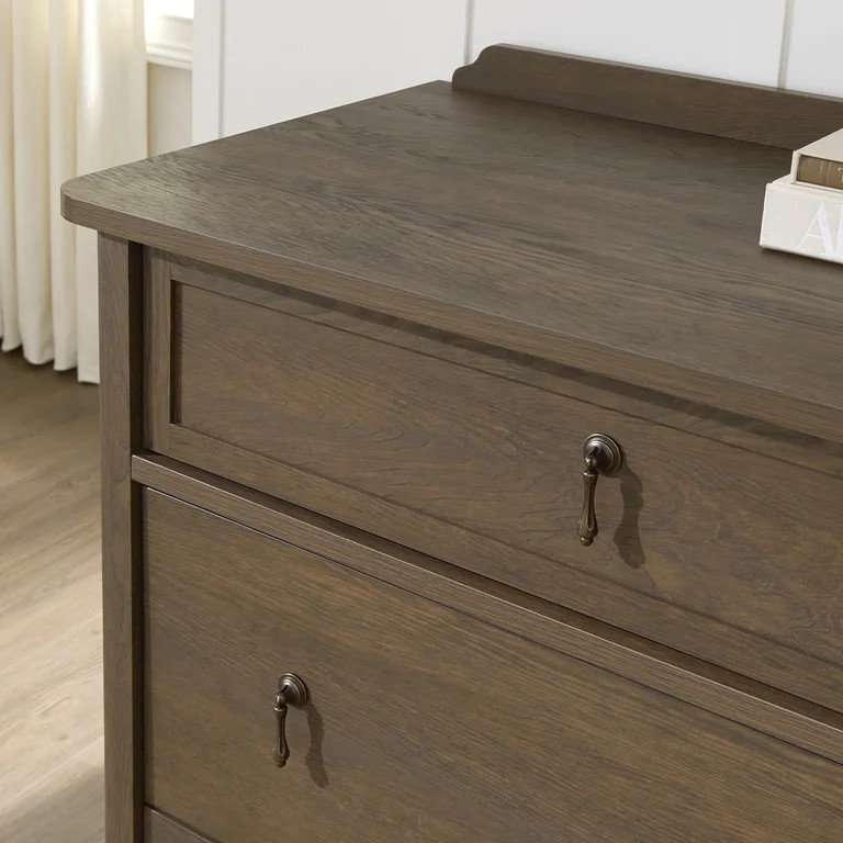 My Texas House Hartwell 6 Drawer Dresser, 61" Wide, Heritage Oak | Walmart (US)