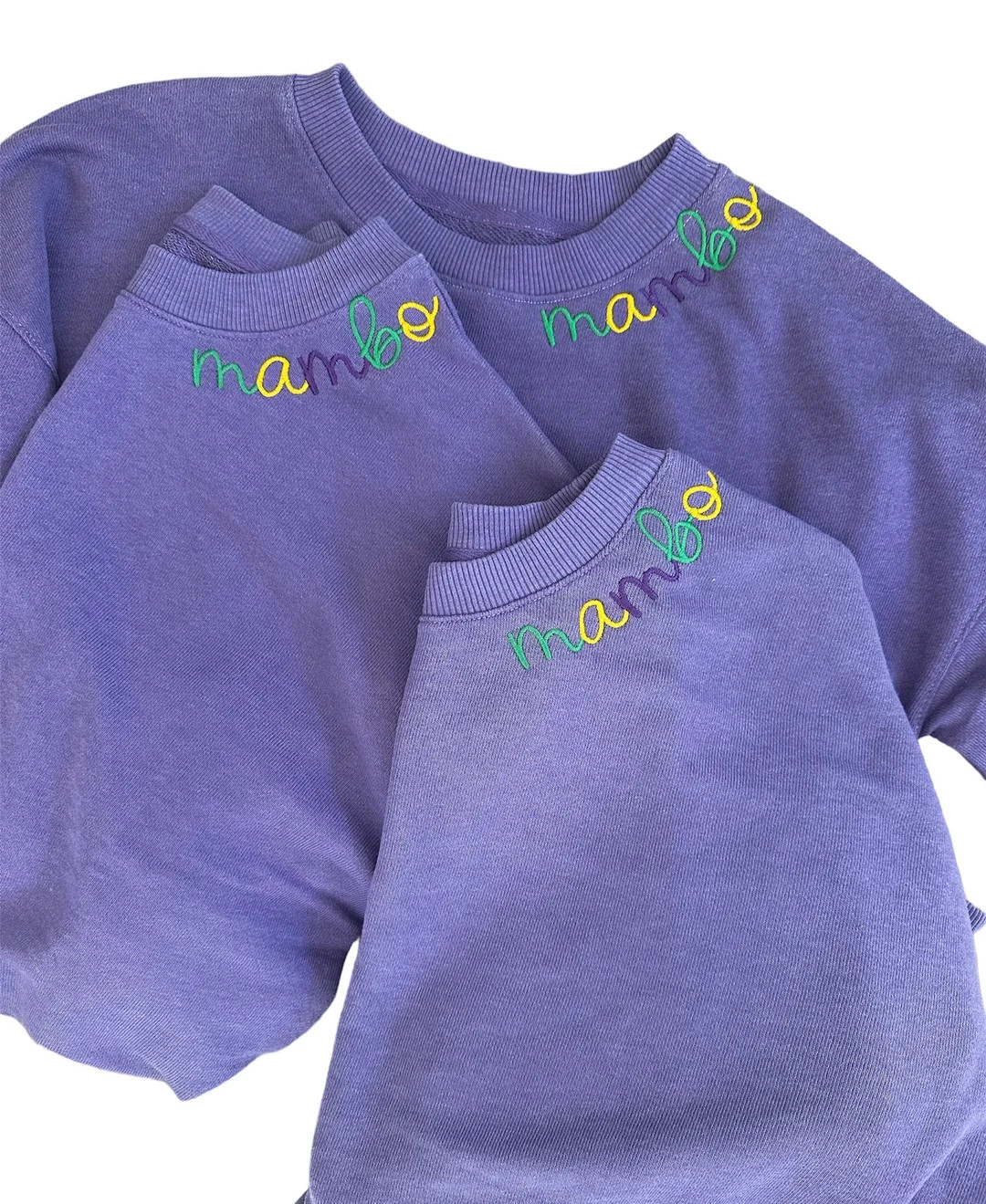 WOMEN’S Mambo neck monogram sweatshirt | Etsy (US)