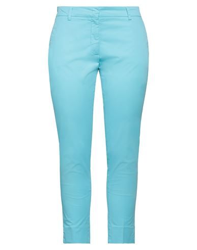 Rossopuro Woman Pants Turquoise Size 10 Cotton, Elastane | YOOX (US)