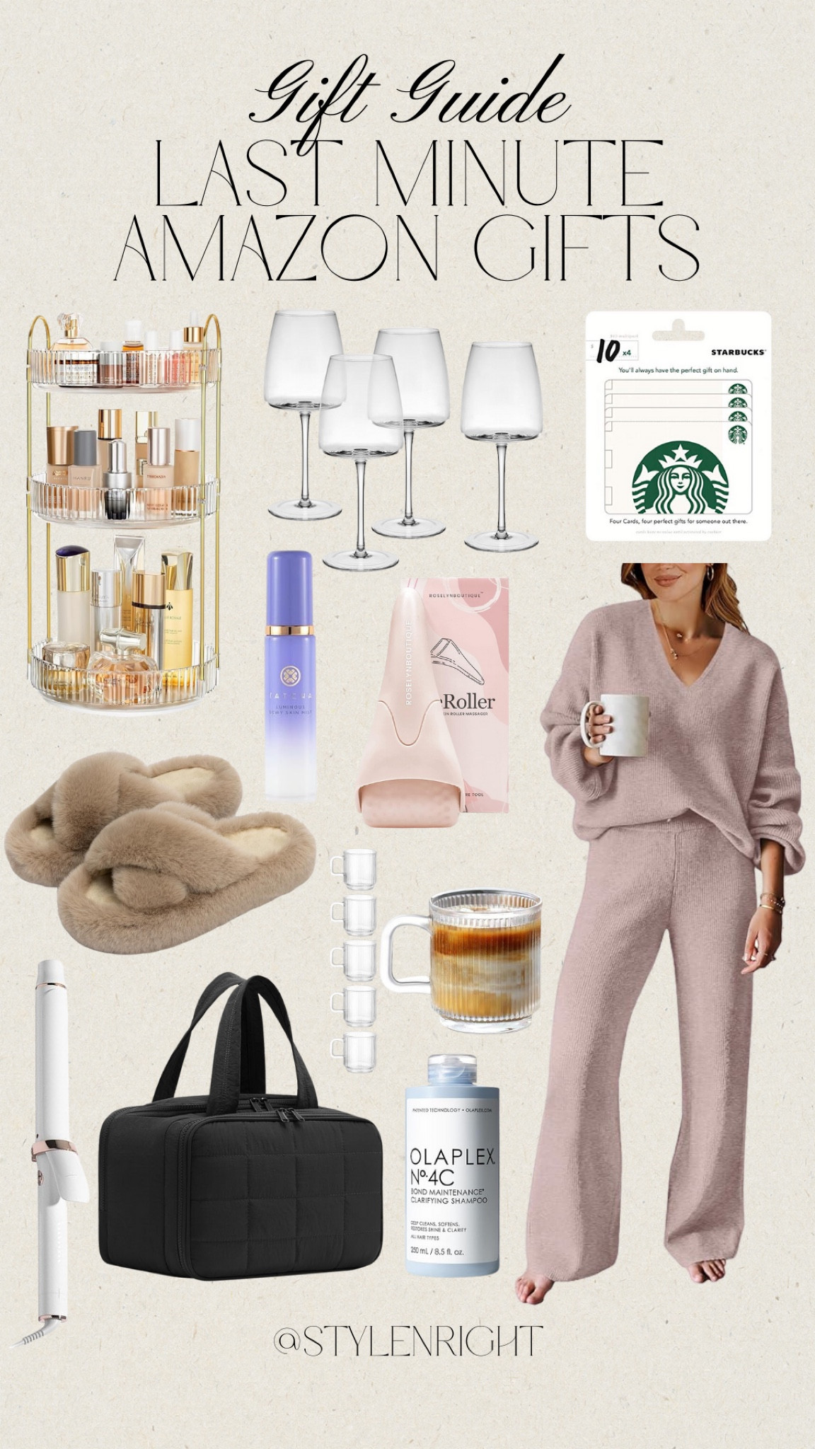 Last minute Amazon gift ideas! 

Amazon, Amazon gifts, gift guide, gifts for her, gift guide for her, stocking stuffers, white elephant gifts, matching set, slippers, makeup bag, mug, face spray, wine glasses 



#LTKHoliday #LTKSeasonal #LTKGiftGuide