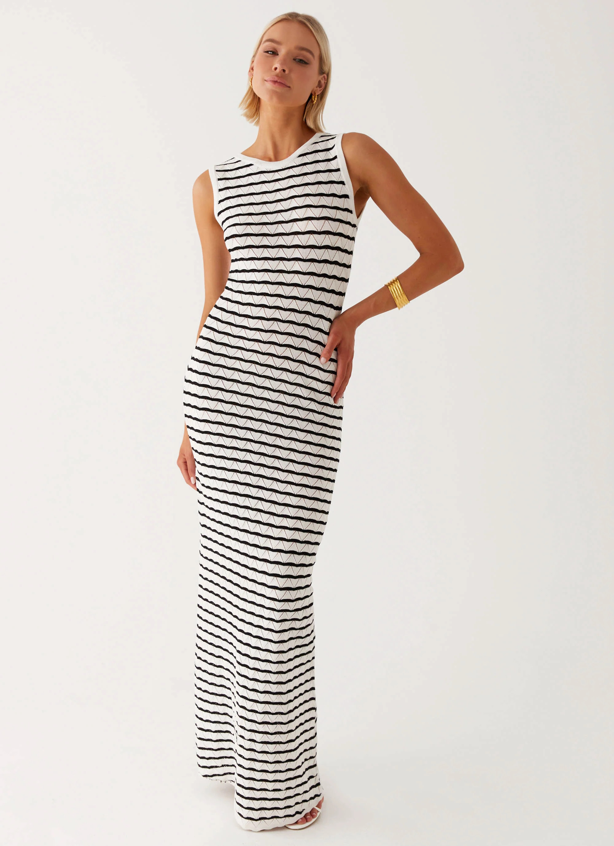 Happy Desire Maxi Dress - Multi Stripe | Peppermayo (Global)