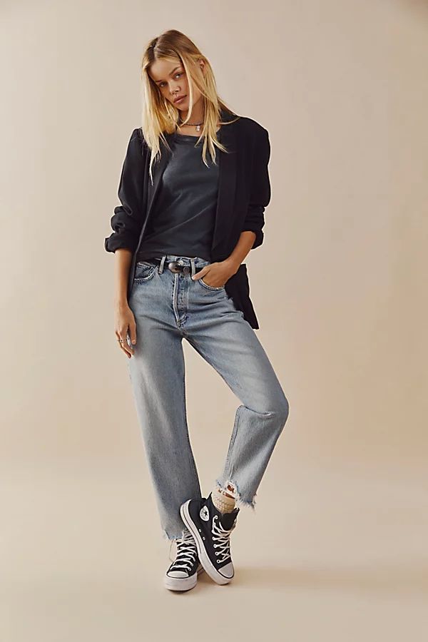 AGOLDE '90s Crop Jeans by AGOLDE at Free People, Nerve, 28 | Free People (Global - UK&FR Excluded)