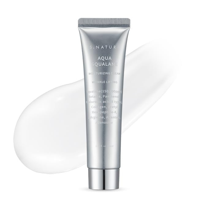 S. Nature AQUA SQUALANE MOISTURIZING CREAM | Face Moisturizer for Dry and Sensitive Skin, Vegetab... | Amazon (US)