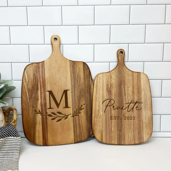 Personalized Marble Wood Cutting Board, Cheese Board, Charcuterie Board, Anniversary Gift, Weddin... | Etsy (US)