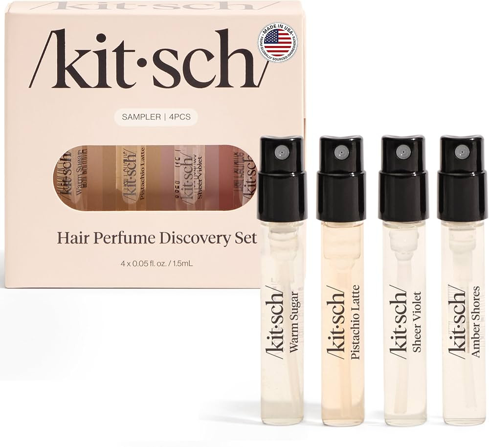 Kitsch Hair Perfume For Women (Discovery Set) - Pistachio Latte, Warm Sugar, Sheer Violet & Amber... | Amazon (US)