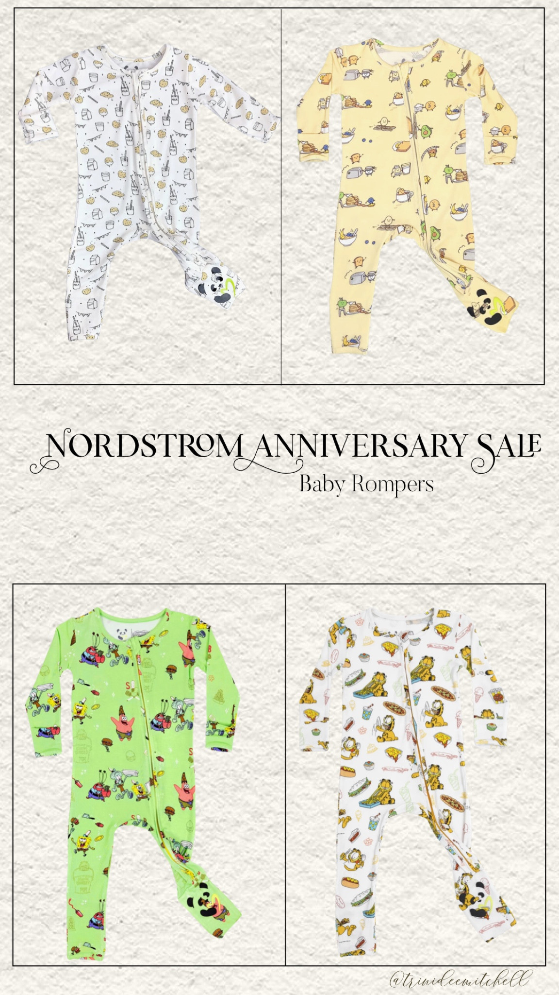 Nordstrom Anniversary sale
Baby rompers

Kids' Milk & Cookies Convertible Footie Pajamas
Bellabu Bear
Baby & Toddler

Kids' Love You Brunches Footie Pajamas
Bellabu Bear

x Garfield Food Fitted One-Piece Convertible Pajamas
Bellabu Bear

x SpongeBob® Foodie Fitted Convertible One-Piece Pajamas
Bellabu Bear

#LTKxNSale #LTKBaby #LTKKids