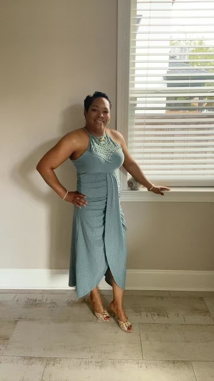 Soft elegance with a confident twist 💚✨
Serving effortless style in this flowy teal moment—where comfort meets classy and every step feels like a statement.

#LTKootd #LTKPetite #LTKOver40