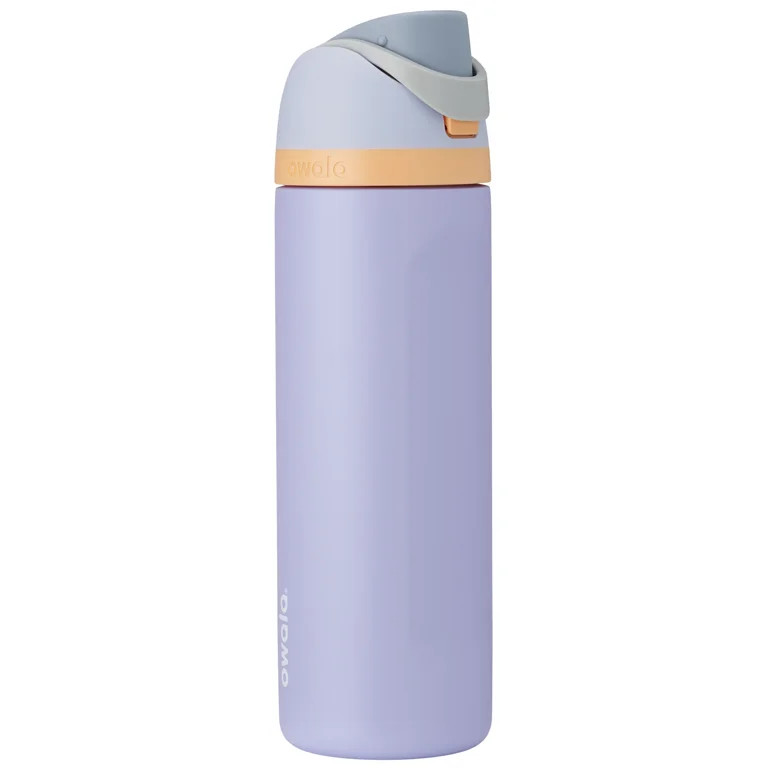 Owala FreeSip Stainless Steel Water Bottle, 24oz, Cloud 9 Light Purple - Walmart.com | Walmart (US)