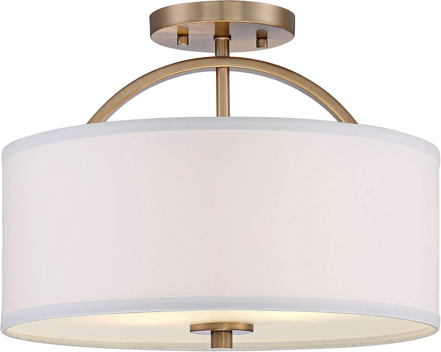 Possini Euro Design Halsted Modern Industrial Close to Ceiling Light Semi Flush Mount Fixture 15"... | Amazon (US)