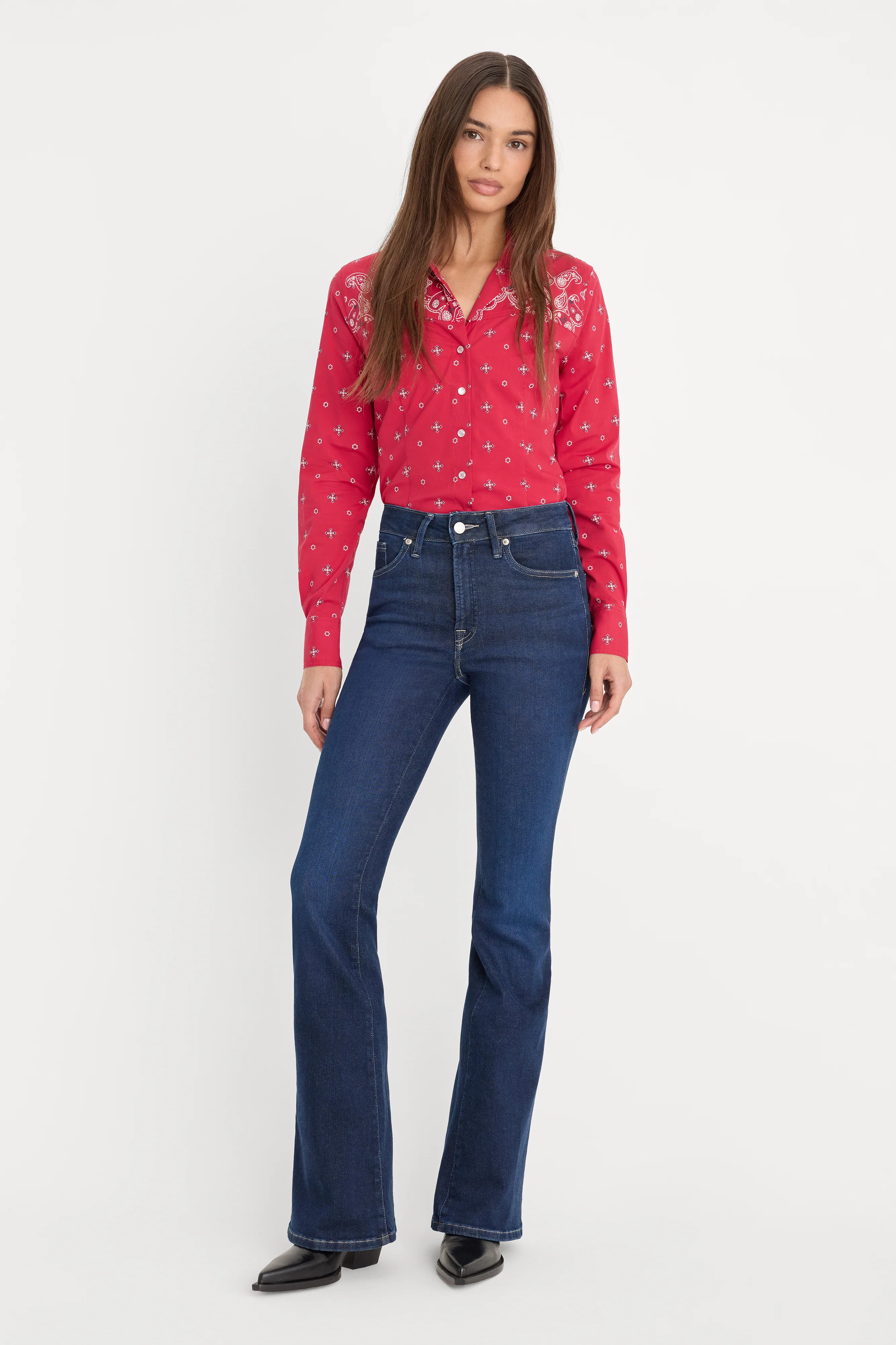 DOLLY JOLEANS GOOD LEGS FLARE JEANS | INDIGO1193 - GOOD AMERICAN | Good American