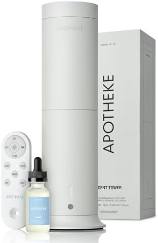 Apotheke Scent Tower Aromatherapy Diffuser for Home - Essential Oil Diffuser with Long-Lasting Fr... | Amazon (US)