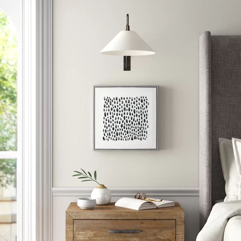 'Blue Gray Tessera II' Painting on Canvas | Wayfair North America