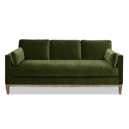 Jennifer Taylor Home Knox 84" Modern Farmhouse Performance Velvet Living Room Sofa Couch | Amazon (US)