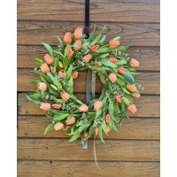 Bestseller Spring Wreath. Real Touch Tulips. Multiple Colors. & Easter Mother's Day Wreath | Etsy (US)