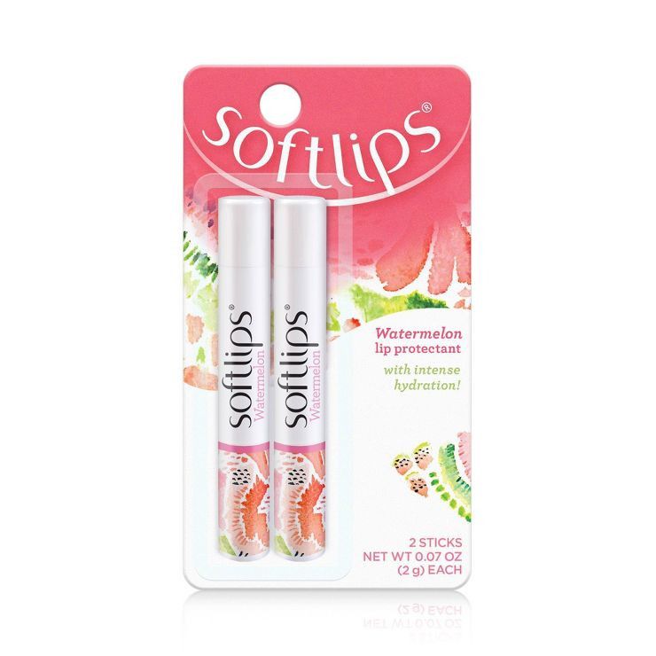 Softlips Lip Balm - Watermelon - 2ct/0.14oz | Target