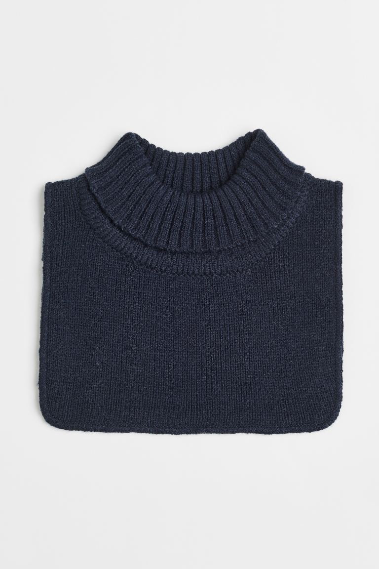 Knit Turtleneck Collar - Navy blue - Kids | H&M US | H&M (US + CA)