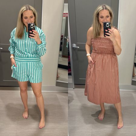 Lots of new arrivals at Target just hit the store and online yesterday!! I’m wearing a small in the dress and button down and then a medium in the shorts at 2 months postpartum!

Resort wear, spring outfit, spring dress, vacation outfit, Target style 

#LTKtravel #LTKSeasonal #LTKstyletip