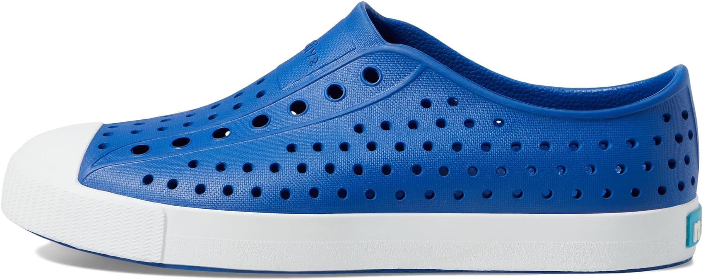 Native Shoes Boy's Jefferson (Little Kid/Big Kid) Victoria Blue/Shell White 5 Big Kid M | Amazon (US)