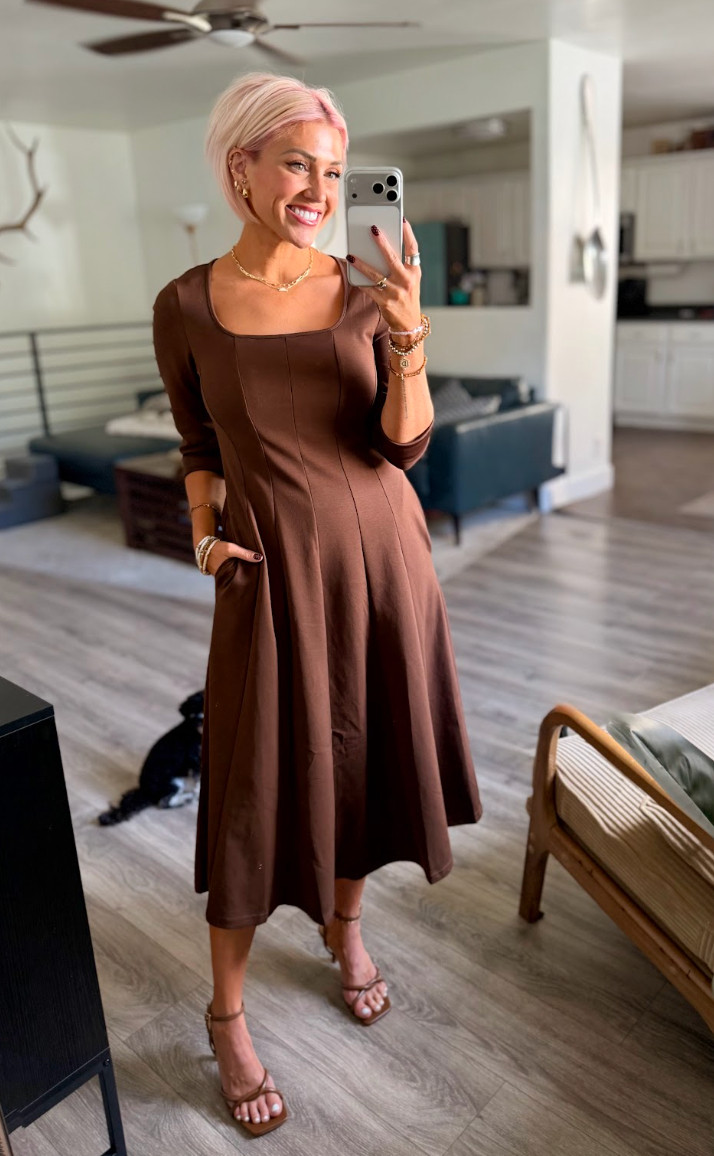 Perfect for brunch and beyond. Dress: Medium // Shoes: TTS 

 #LTKootd #LTKSaleAlert #LTKWorkwear