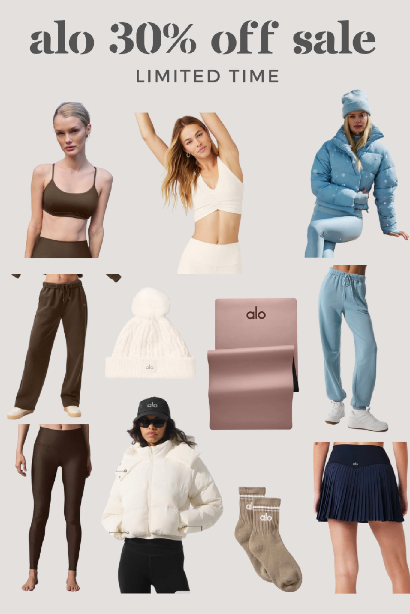 Alo top picks 💗 limited time 30% off sale! #alofinds #alosale #aloltk