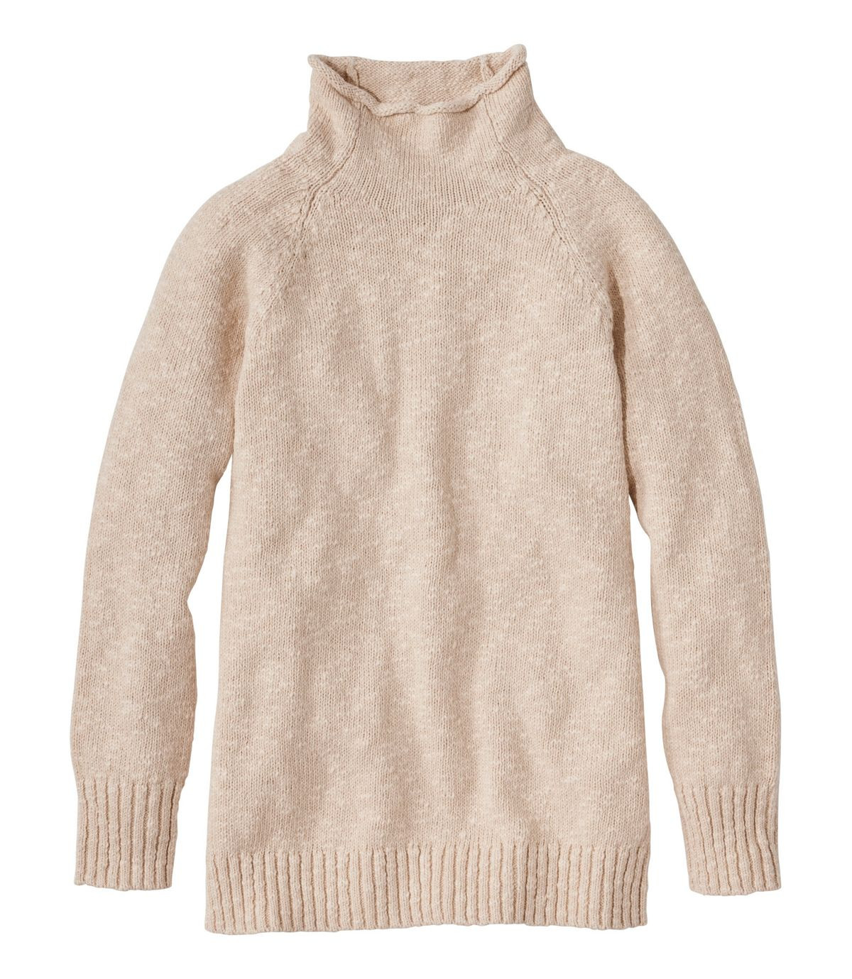 Women's Cotton Ragg Sweater, Funnelneck Pullover | L.L. Bean