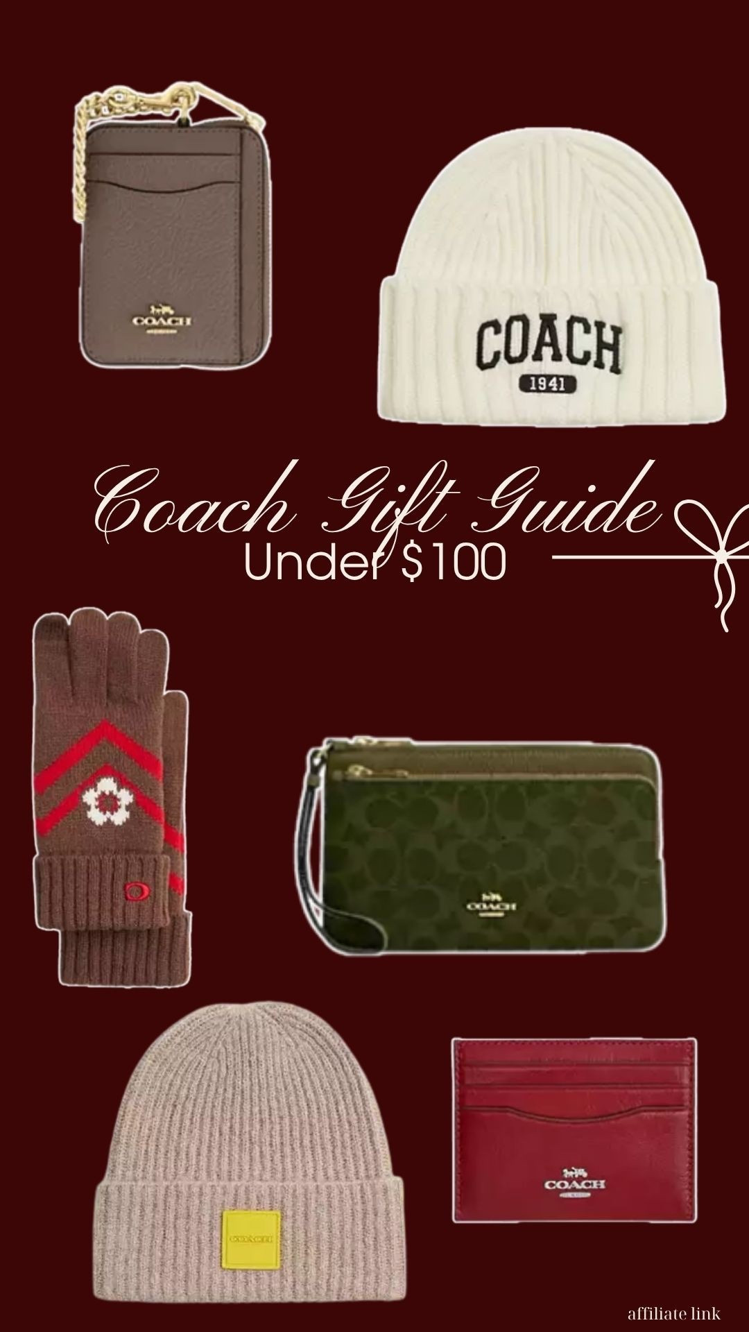 Coach Gift guide under $100

#LTKgiftguide #LTKcanada #LTKholiday