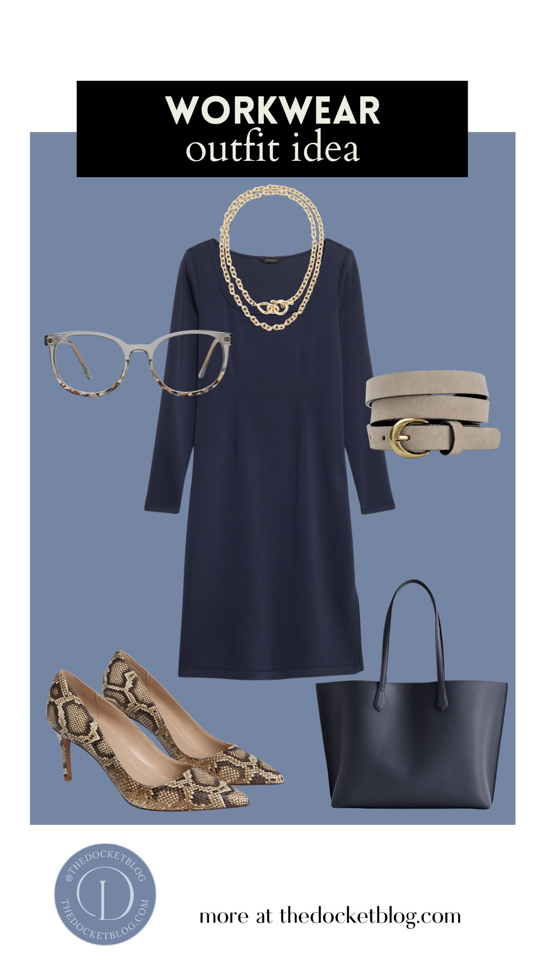 February Workwear Outfit Idea - Office Wear - Navy Dress Work Outfit 

business professional business casual outfits 

 

#LTKootd #LTKMidsize #LTKWorkwear