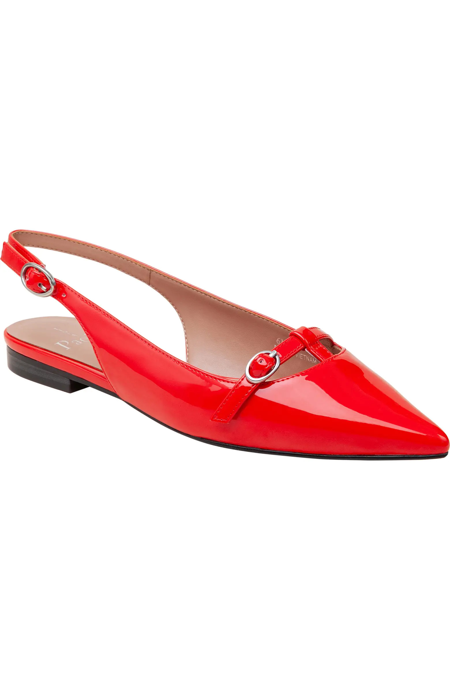 Celina Pointed Toe Slingback Flat (Women) | Nordstrom