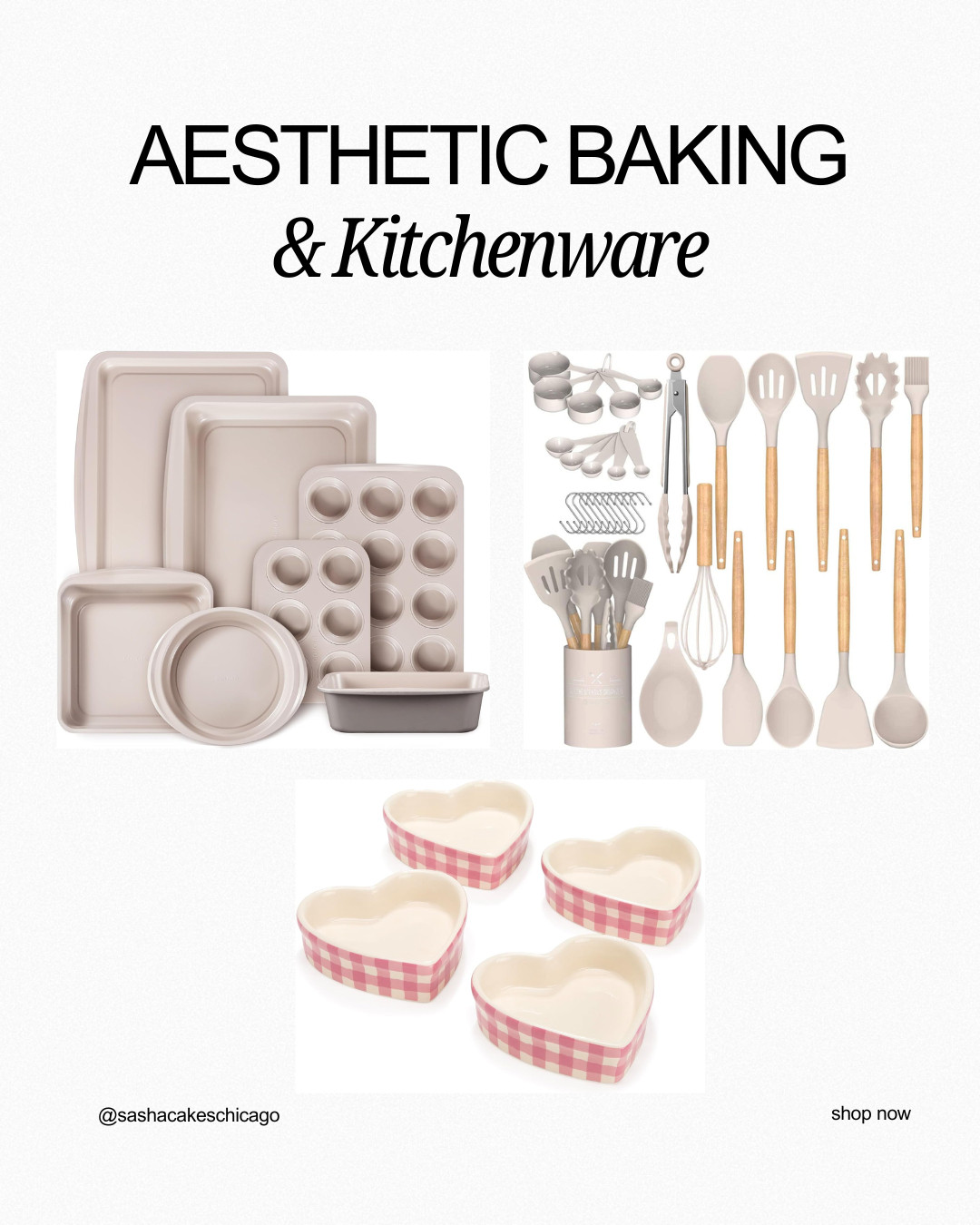 Baking should look just as good as it tastes. ✨ Elevate your counter game with this aesthetic mixing set. Whether you’re whipping up a delicate cake or a batch of cookies, these tools add that perfect touch of charm to your kitchen. 

 #LTKHome