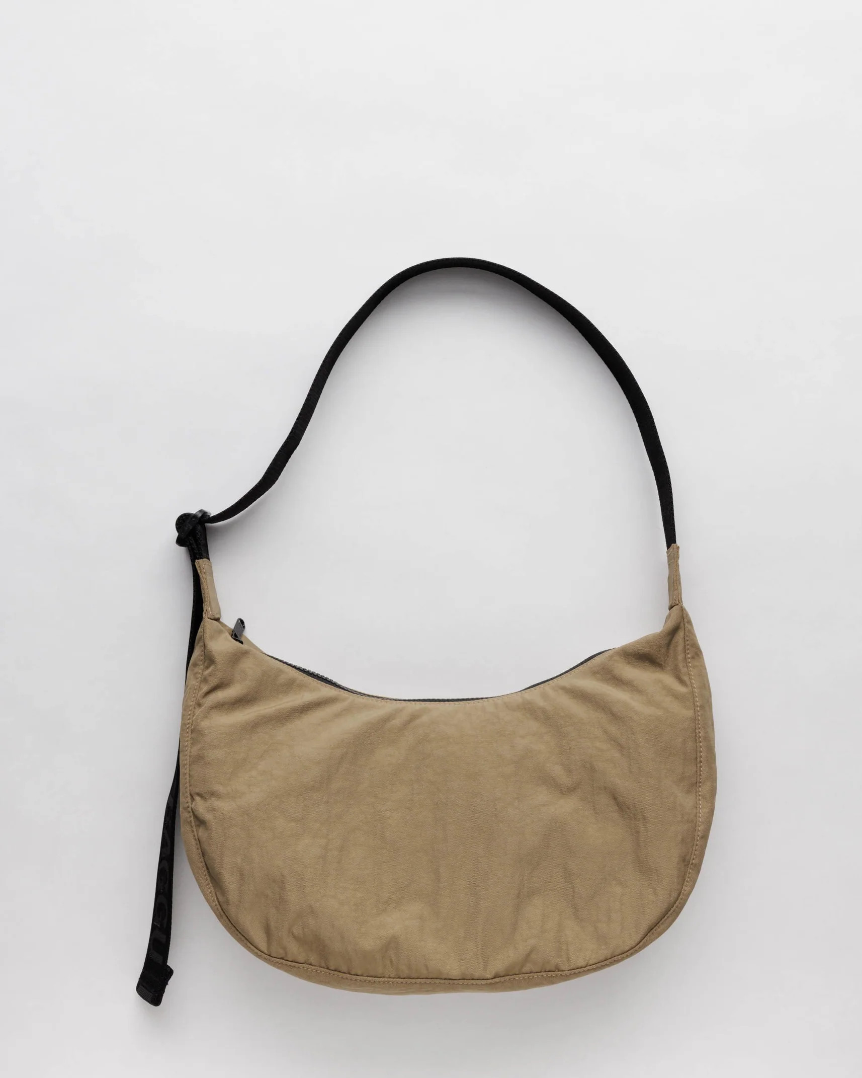 Medium Nylon Crescent Bag : Dark Khaki - Baggu | BAGGU