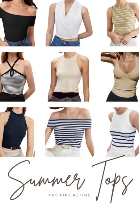 Summer Tops ☀️ affordable and super expensive looking.

#LTKstyletip #LTKtravel #LTKworkwear