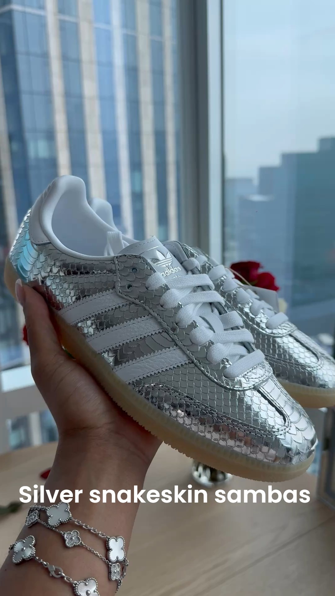 Silver snakeskin sambas? Just too good, like literally obsessed! Style with your favorite jeans and literally any top 

#LTKdayinmylife #LTKgrwm #LTKootd