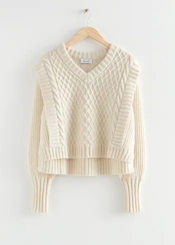 Layered Cable Knit Jumper | & Other Stories (EU + UK)