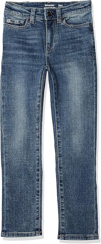 Amazon Essentials Boys' Kids Stretch Slim-fit Jeans | Amazon (US)