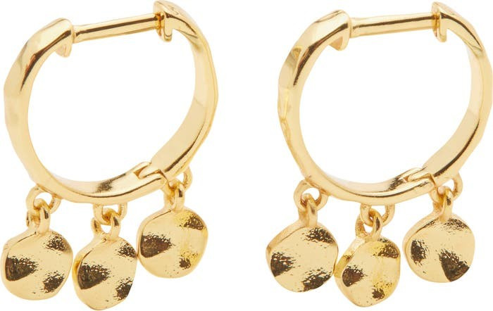 Chloe Mini Disc Huggie Hoop Earrings | Nordstrom