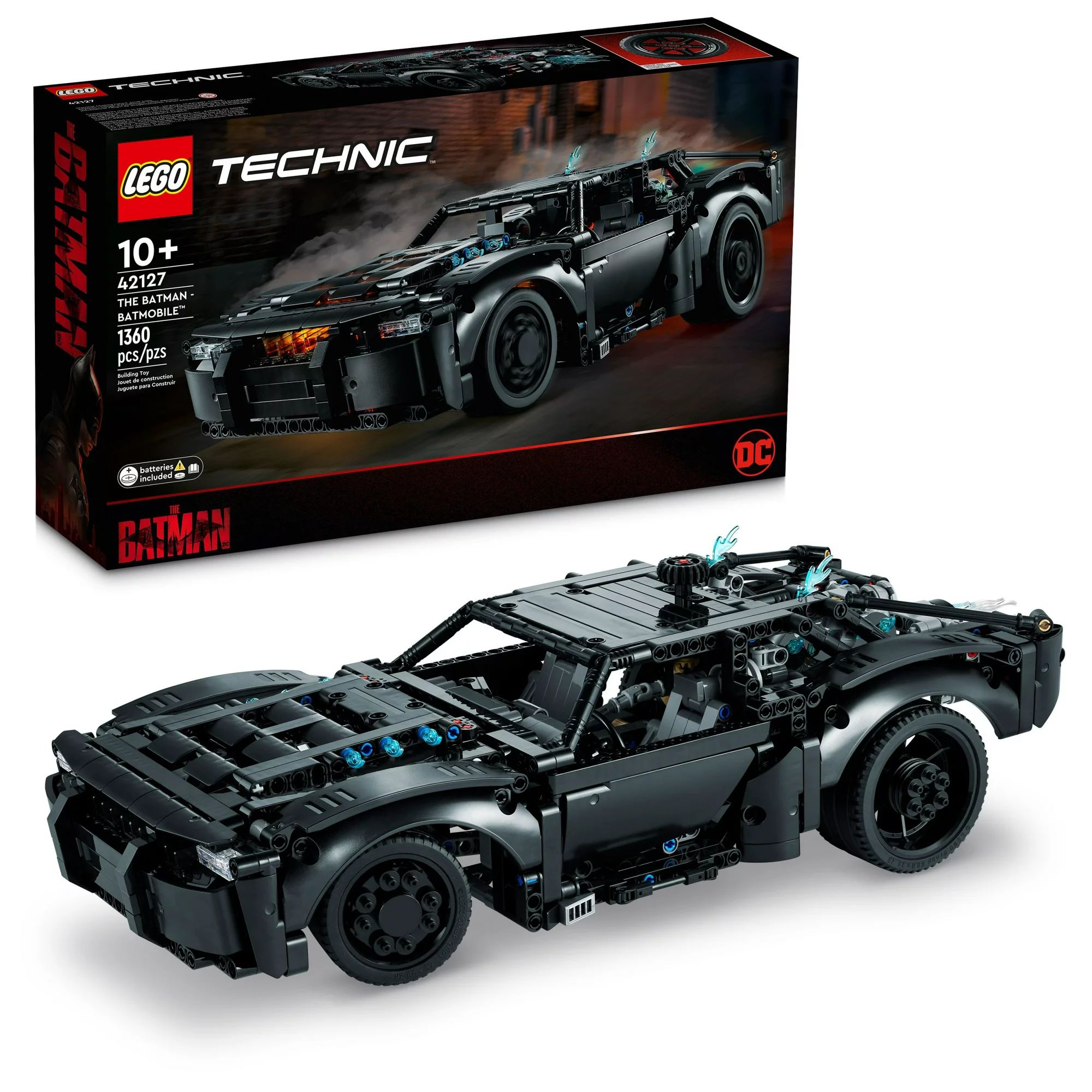 LEGO Technic THE BATMAN – BATMOBILE 42127 Model Car Building Toy, 2022 Movie Set, Superhero Gif... | Walmart (US)