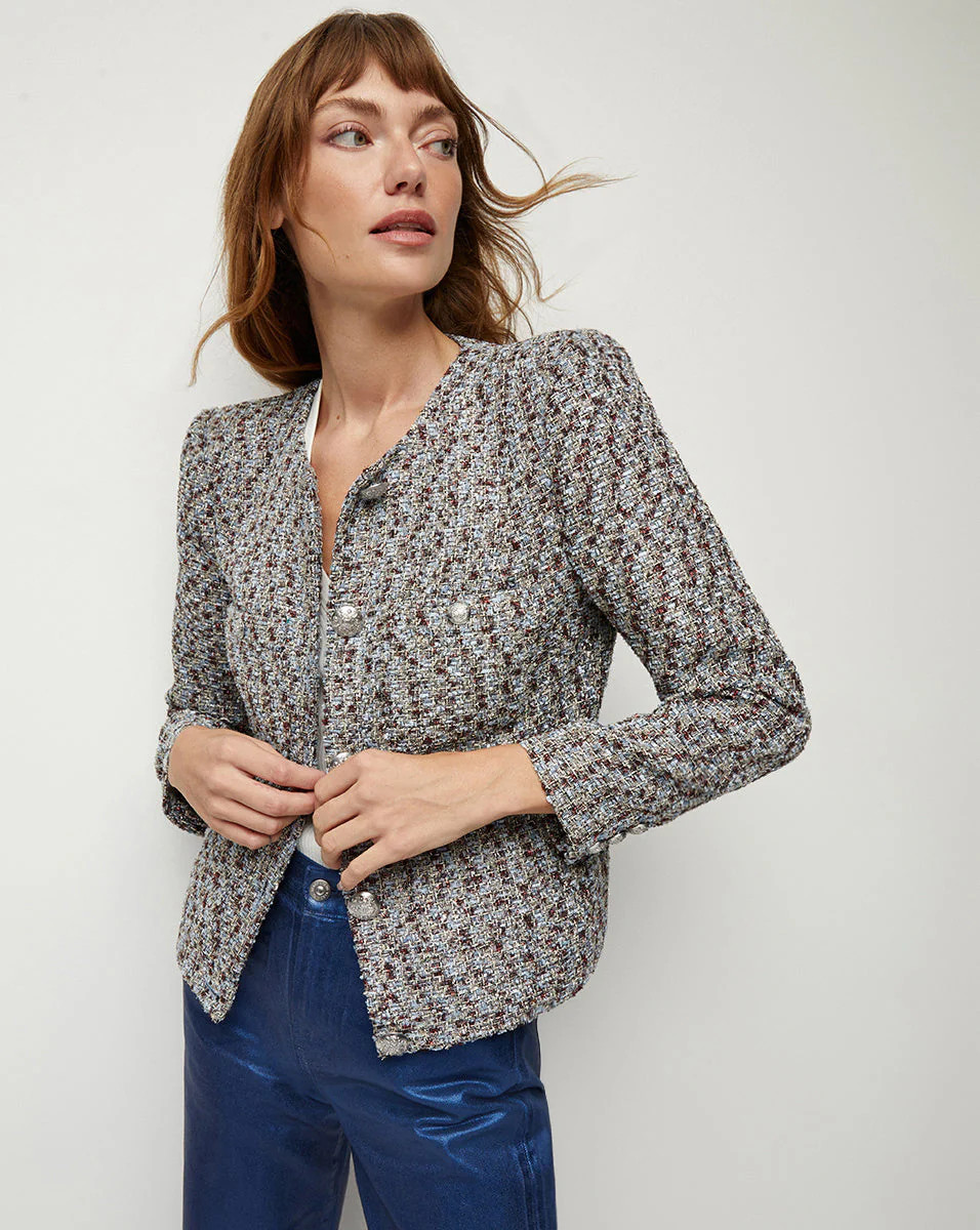 Ferazia Tweed Jacket | Veronica Beard