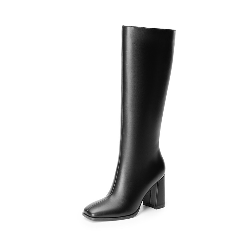 DREAM PAIRS Square Toe Block Heel Knee high Boots | Dream Pairs